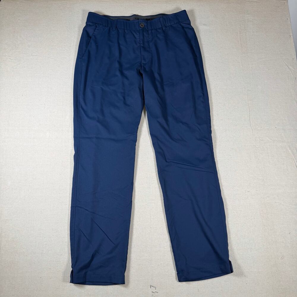 Under Armour Mens Golf Pants 34/30 lightweight Casual Comfort Blue